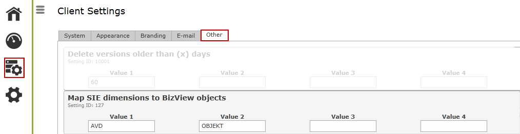 SIE_Client_settings