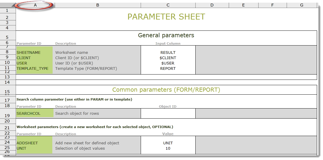 PARAMSECTION